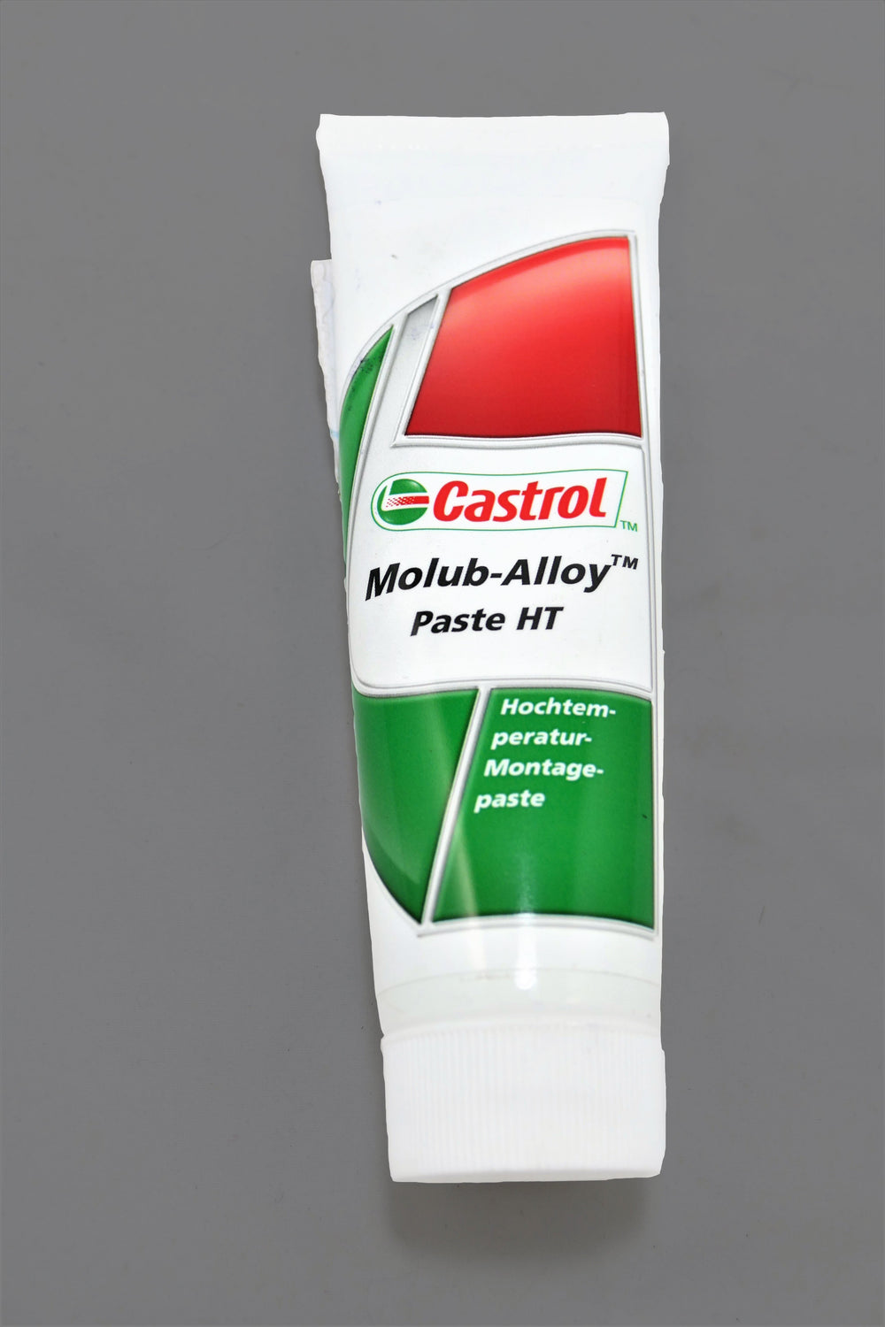 A tube of Castrol Optimoly HT Mounting Paste.  