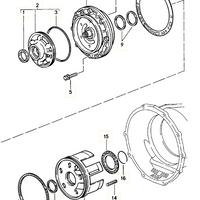 126 271 128 0 - Transmission Front Cover Gasket - Primary Pump