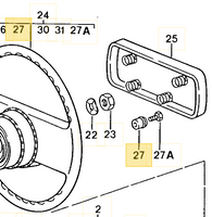 
              321 419 779 A - Steering Wheel Horn Bush - 4 Spoke wheel
            