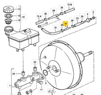 
              431 611 933 - Brake Booster Check Valve - LHD - Early 78 to 82
            