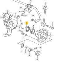 
              477 405 641 - Front Wheel Bearing Seal 78 to 95 - Elring
            