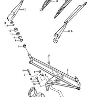 478 955 425 - Window Wiper Blade - Front Left & Right - 79 to 86 - 19" - OEM Bosch