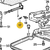 722 993 001 0 - Spring - Kick Down/Pressure Bowden Cable - 83 to 95