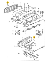 
              900 067 270 0A - Intake Manifold Side Plates - Cap Screw M6 x 25 - Porsche
            