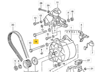 
              900 074 197 02 - Alternator Bracket Mounting Bolt - M10 x 130 x 1.5
            