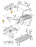 
              900 074 287 02 - Manifold to Exhaust Bolt 8 x 35 - 83 to 95 - Porsche
            