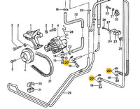 
              900 123 042 20 - Power Steering Lines to Rack Sealing Ring 78 to 95
            