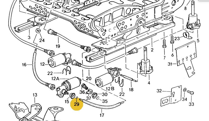 900 906 005 01 - Snap Ring - Seat Drive Shaft - 85 to 95