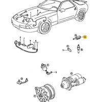 911 612 113 05 - 14 Pin Engine Connector - Male - Top - 78 to 95