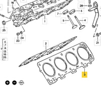 
              928 104 361 07 - Head Gasket - Right - 4.7L 16v - 80 to 86 16v - Victor Reinz OEM 928sRus, Inc.
            