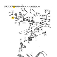 
              928 105 075 03 - Tensioner Adjusting Bolt & Lock Nut - 78 to 95
            