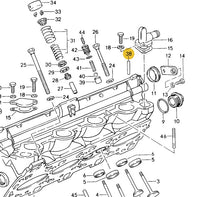 
              928 105 262 00 - Cam Oil Block of Pins
            