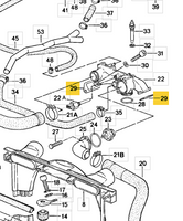 
              928 106 197 04 - Water Bridge Flange Gasket 78-84
            