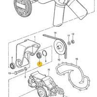 928 106 441 05 - Viscous Fan Bearing - Rear - 78 to 86