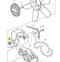 
              928 106 445 02 - Viscous Fan Bearing - Front - 81 to 86
            