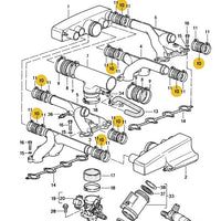 928 110 343 00 - Intake Boot - OEM