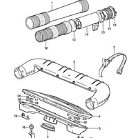 928 110 363 06 - Air Filter Strap 85 to 95