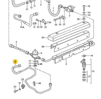 
              928 110 367 15C - Fuel Hose - Tank Feed to Front Damper - Rerouted - 87 to 95 32v - Cohline
            