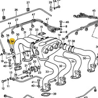 928 110 399 02 - Fuel Injector Alloy Tension Sleeve - CIS - K-Jet 78 to 83