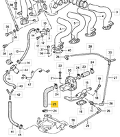 
              928 110 442 00 - Rubber Hose Auxiliary Air Valve to base of the Throttle Body 16v - 80 to 86
            