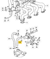 
              928 110 442 00 - Rubber Hose Auxiliary Air Valve to base of the Throttle Body 16v - 80 to 86
            