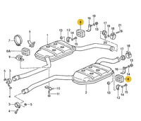 
              928 111 259 02 - Rubber Exhaust Hanger
            