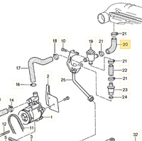 
              928 113 159 03 - Hose to Airbox from Air-pump Diverter Valve
            