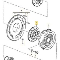928 116 011 36 - Clutch Disc #2 - Porsche - 78 to 86