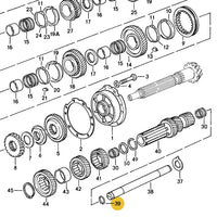 928 302 283 00 - O Ring - Reduction Shaft - 78 to 95