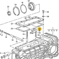 928 303 287 01 - Reverse Gear Lock Spring - 82 to 95