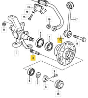 
              Porsche 928 front wheel stud 50mm PET diagram
            