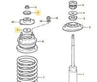 
              928 343 523 00 - Shock Spacer
            