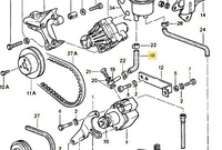 
              928 347 445 07 - PS Hose - Pump to Reservoir - 85-95 - Porsche
            
