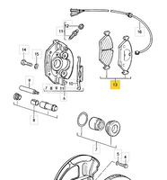 
              928 351 931 01 - Front 82 to 86.5 (80 to 84 4.7L ROW) Pagid/Textar OEM
            