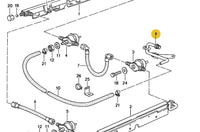 
              928 356 081 05C - Fuel Return Hose Line - 84 to 87.5 - with Fuel Cooler - Adapter to Fuel cooler only
            