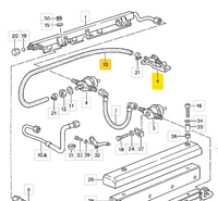 
              928 356 081 07 - Console to Fuel Cooler - 87 to 87.5 - Aftermarket Cohline
            