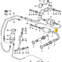 928 356 550 04 - Fuel Hose from Tank to Pump 77 to 79/ 89 to 95/M460 Intank Pump