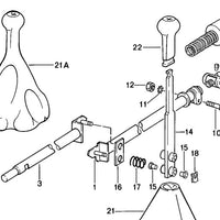 928 424 029 00 - 5 Speed Shifter Rod Coupler - 78 to 95 - Rear - OEM