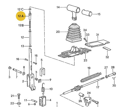 928 426 271 01 - Guide - Auto Shifter 83 to 95