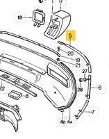
              928 505 036 02 - Upper Retaining Strip - Right
            
