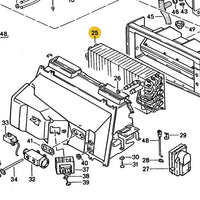 928 573 013 04 - Front Main Evaporator Left Hand Drive - R12 - 87 to 92 - Porsche