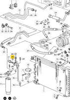 
              928 573 466 01 - A/C Service Valve - R134a - At Dryer - 93 to 95
            