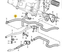 
              928 574 589 04 - Heater Hose 78 to 95 - Left Hand Drive only
            