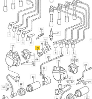 
              928 602 041 00 - Bracket - Plug wire to cam cover Left
            