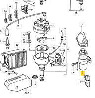 
              928 602 503 00 - Ignition Coil 77 to 84 - Aftermarket MotoRad
            