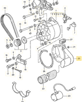 
              928 603 035 02 - Alternator Cooling Shroud CS/SE - Clubsport/Sport Equipment - 88
            
