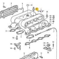 928 606 217 00 - Thermal Switch - Rear of Inlet Manifold - 85 to 95 - Porsche