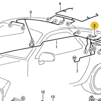 928 612 037 01 - Hatch Switch Harness - 84 to 95