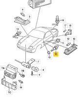 
              928 613 147 01 - Door Contact Switch 87 to 95 - Porsche
            