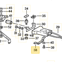 928 624 011 02 - Sunroof Motor Mount Bracket - 84 to 95 - Back Order